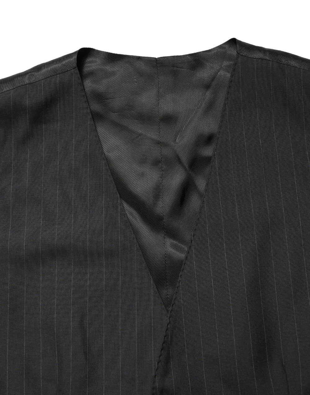 Dolce & Gabbana Juodas dryžuotas vienspalbis vyriškas liemenės kostiumas - IT48 | M