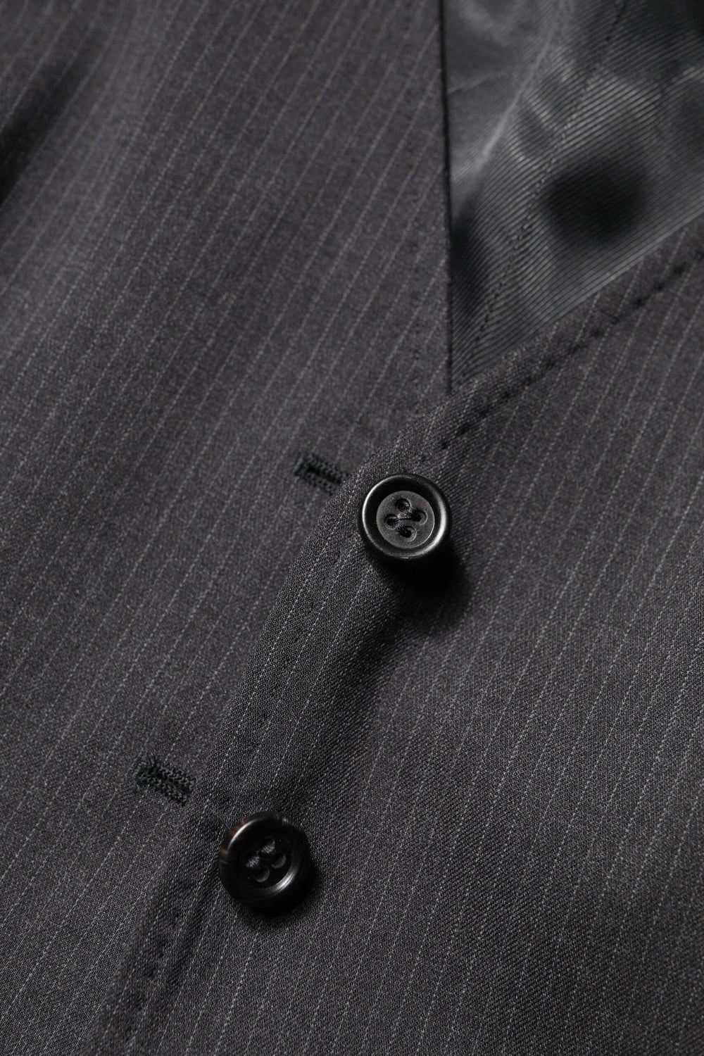 Dolce & Gabbana Black Striped Button Down Sleeveless Vest Top - IT42|M - Vests