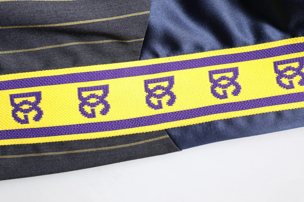 Dolce & Gabbana Black Striped Logo Full Zip Bomber Jacket - IT52 | XL - Bomber Jackets