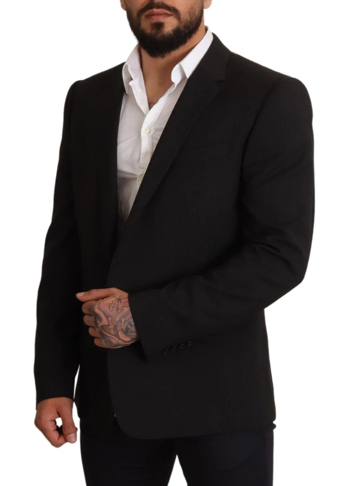 Dolce & Gabbana Black Striped MARTINI Jacket Blazer - IT54 | XL - Sport Jackets