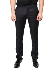 Dolce & Gabbana Black Stripes Skinny Men Dress Pants - IT46 | S - Trousers