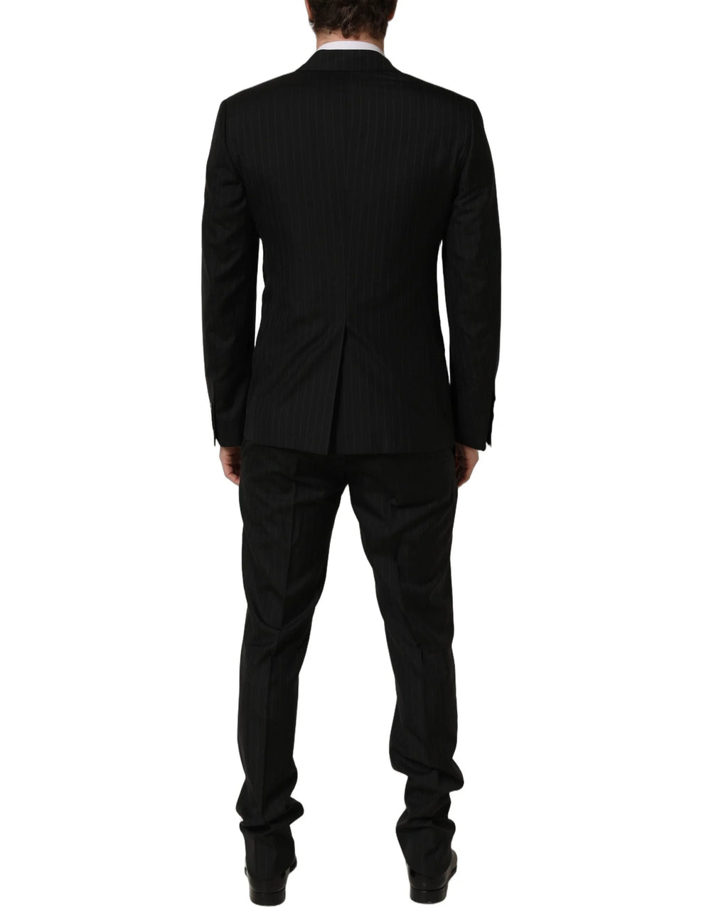 Dolce & Gabbana Black Stripes Slim Fit Formal 3 Piece Suit - IT50 | L