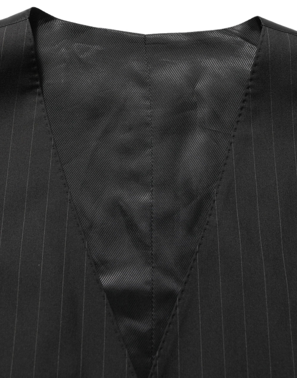 Dolce & Gabbana Black Stripes Slim Fit Formal 3 Piece Suit - IT50 | L