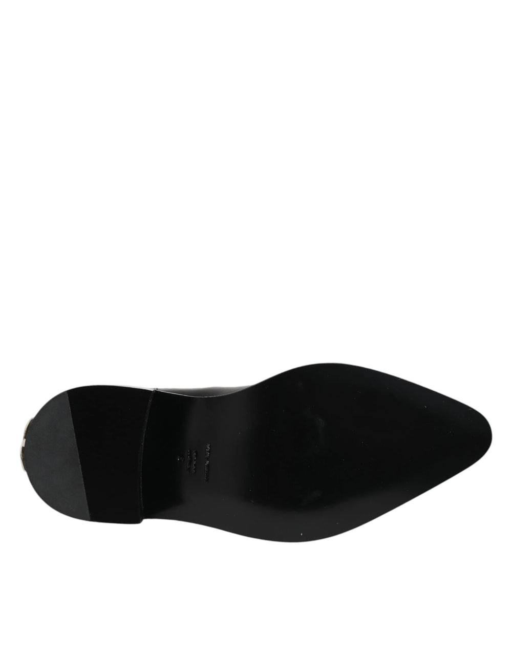 Dolce & Gabbana Black Studded Chelsea Short Ankle Boots Shoes - Boots