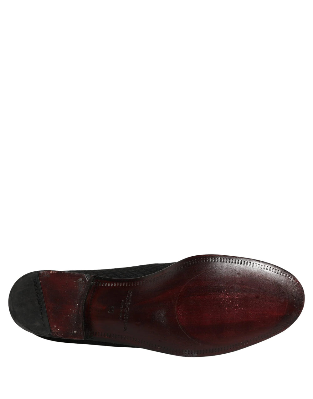 Dolce & Gabbana Black Suede Cross Slip On Men Loafers Shoes - EU44/US11