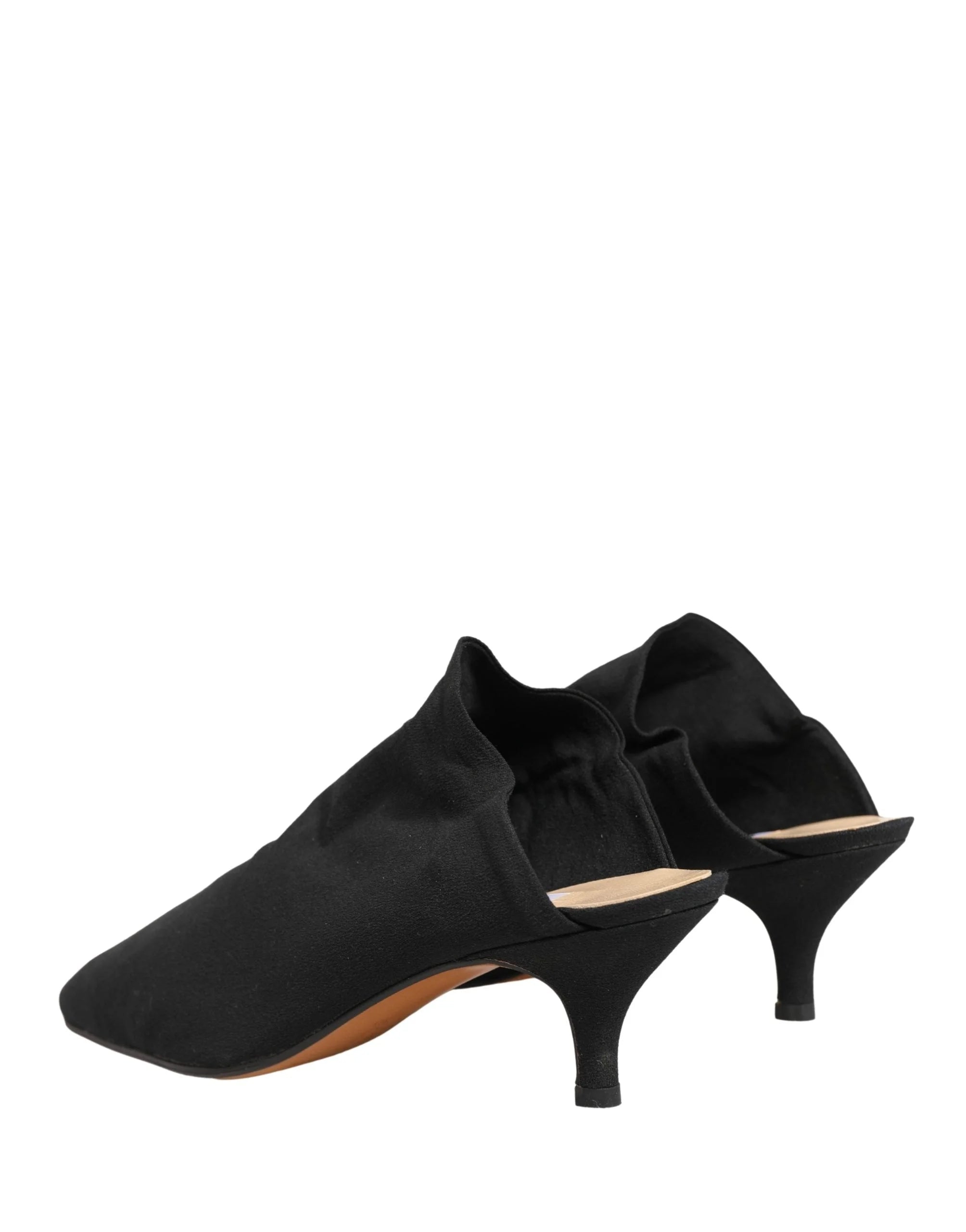 Mules à talon en daim noir Dolce & Gabbana - EU38/US7.5