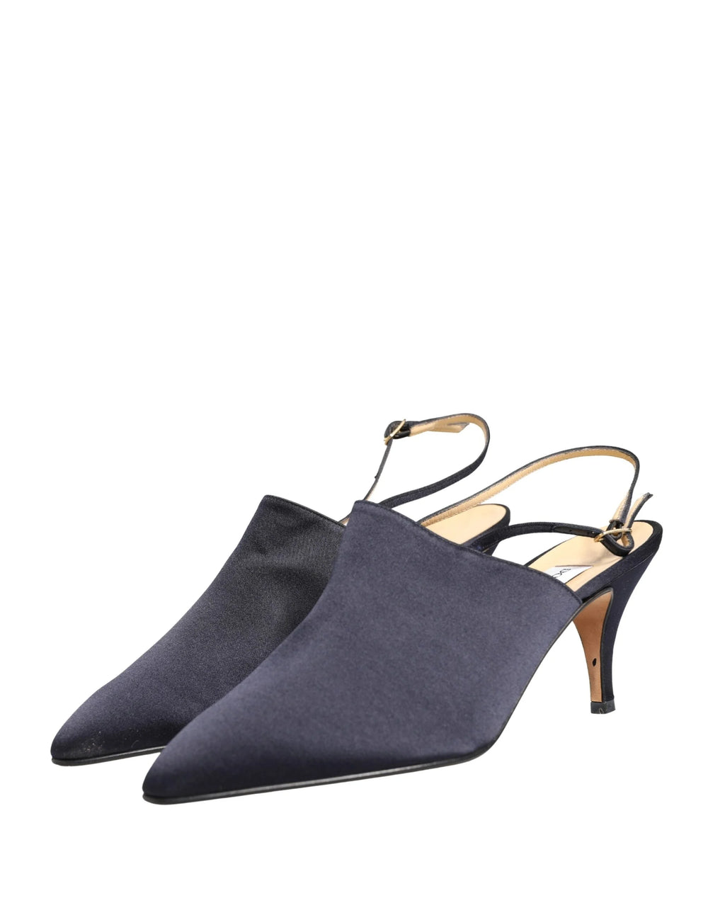Dolce & Gabbana Svarta Mocka Klackar Slingbacks Skor - EU40/US9.5