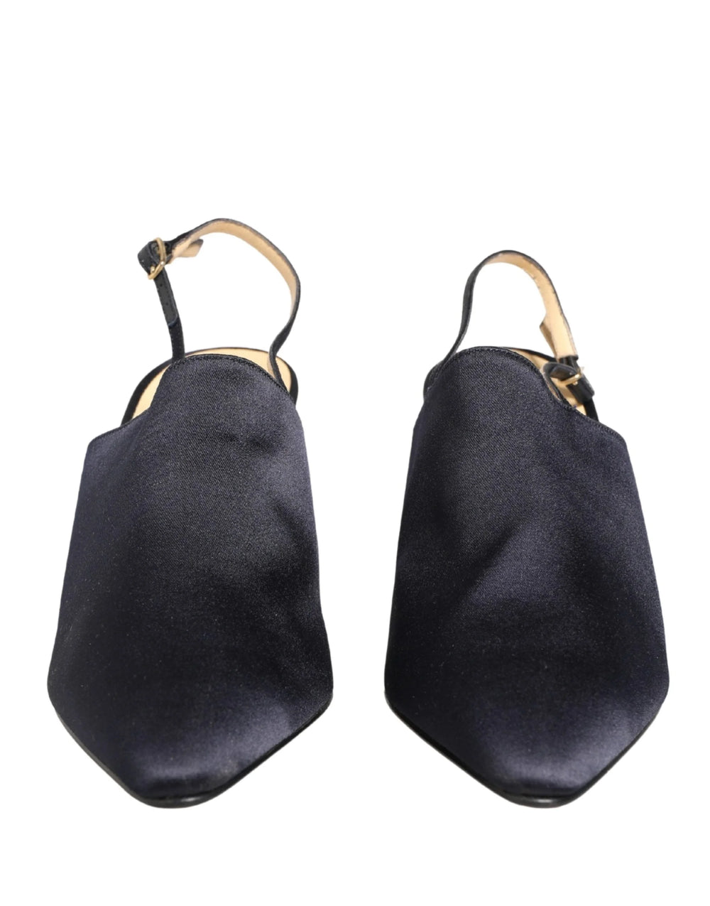Dolce & Gabbana Svarta Mocka Klackar Slingbacks Skor - EU40/US9.5