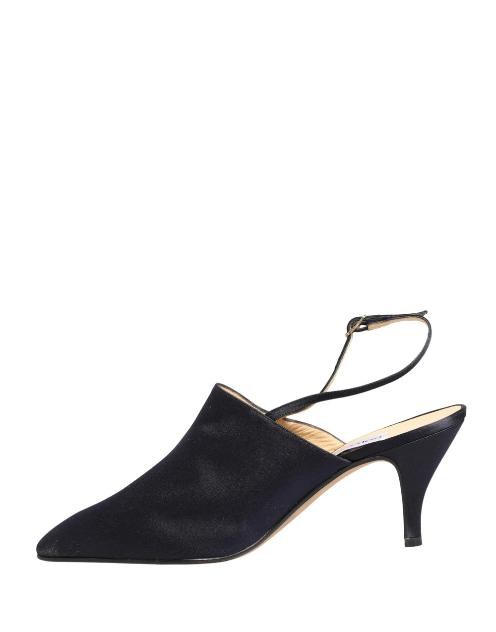 Dolce & Gabbana Svarta Mocka Klackar Slingbacks Skor - EU40/US9.5