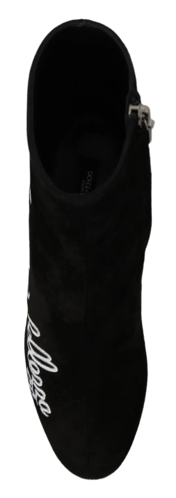 Dolce & Gabbana Black Suede L’Amore E’Bellezza Boots Shoes - EU35/US4.5 - Boots