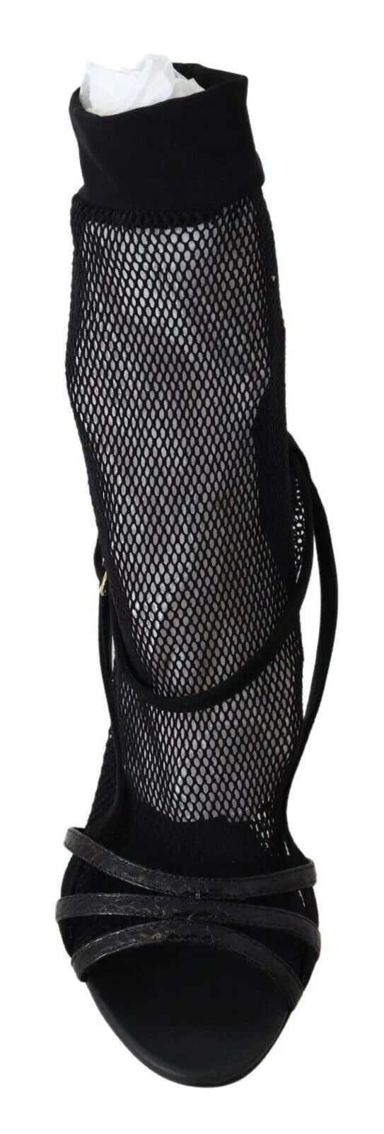 Dolce & Gabbana Black Suede Short Boots Sandals Shoes - EU39.5/US9