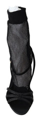 Dolce & Gabbana Black Suede Short Boots Sandals Shoes - EU39.5/US9