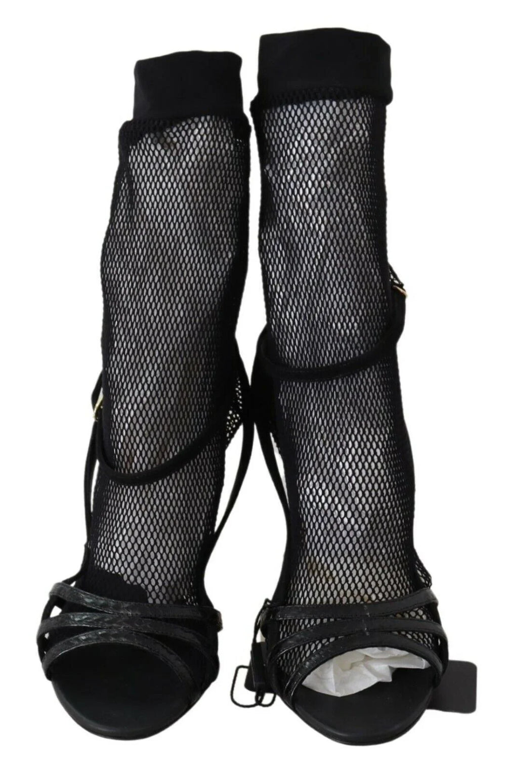 Dolce & Gabbana Black Suede Short Boots Sandals Shoes - EU39.5/US9