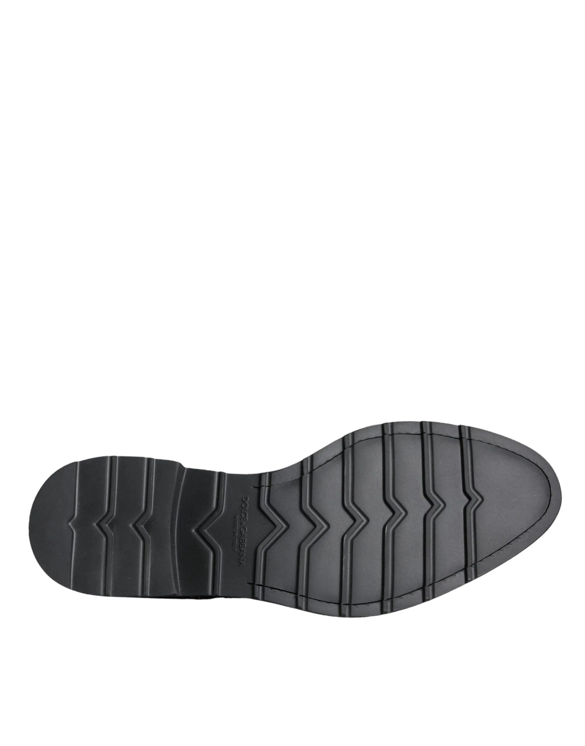 Dolce & Gabbana Black Suede Sicilia Lace Up Formal Shoes - EU41.5/US8.5 - Shoes