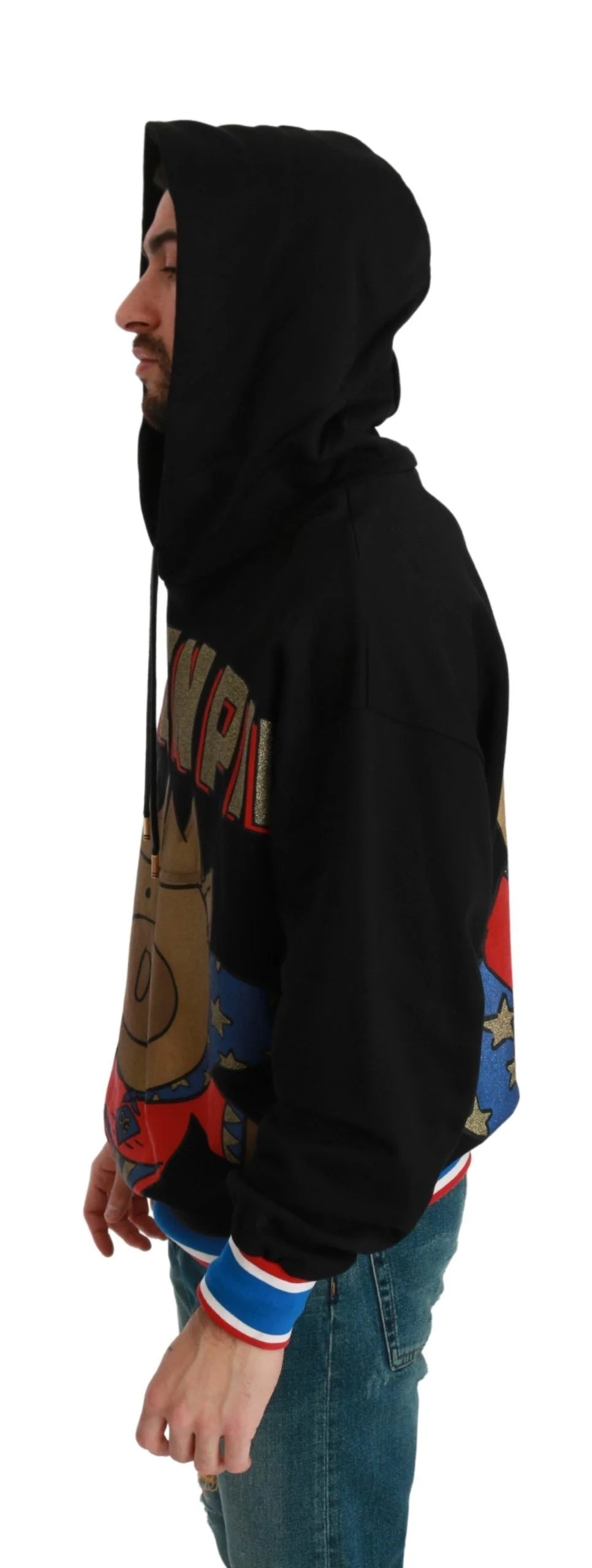 Dolce & Gabbana Black Sweater Pig of the Year Hooded - IT44 | XS - Hoodies