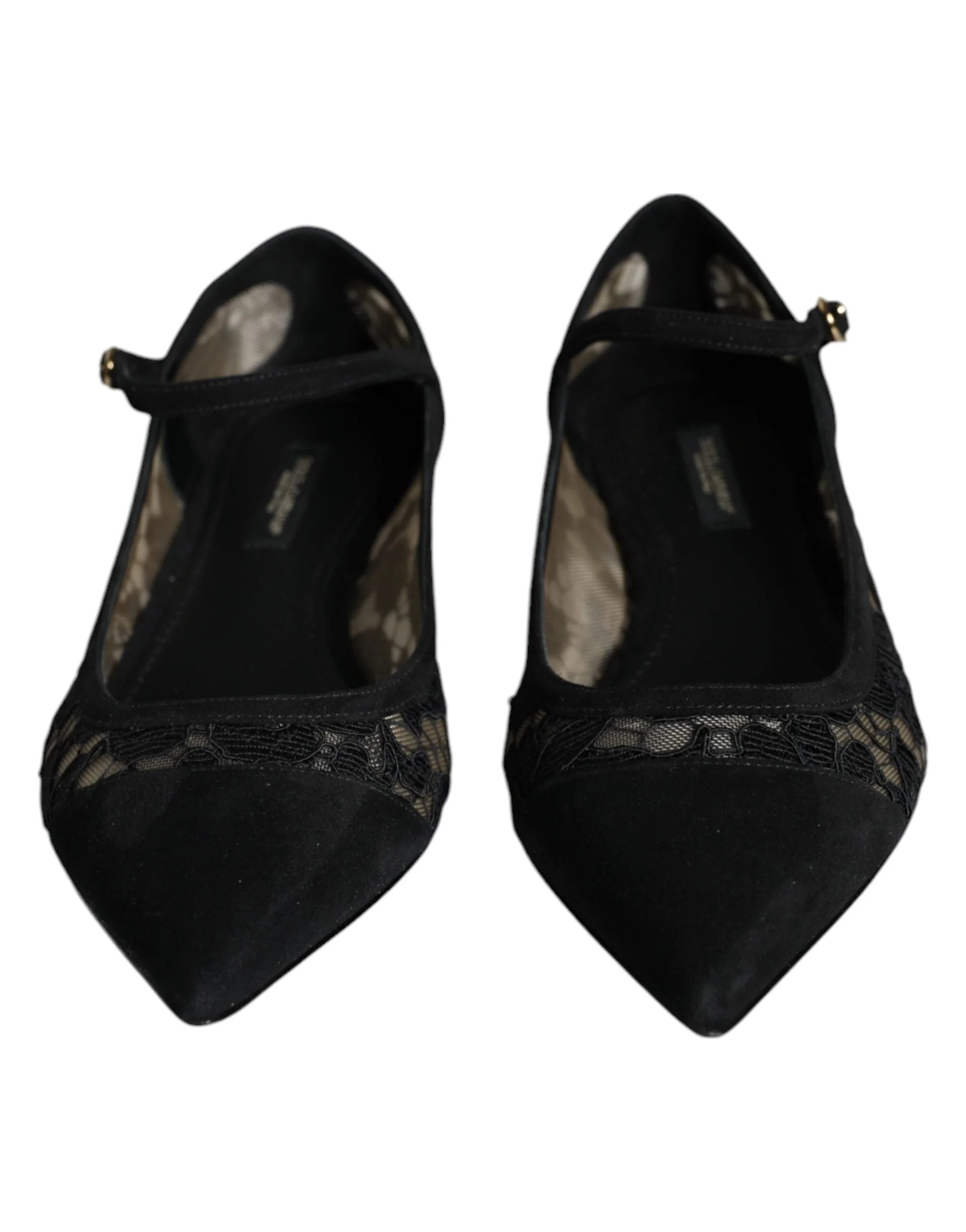 Dolce & Gabbana Black Taormina Lace Bellucci Flats Shoes - EU36/US5.5 - Flats
