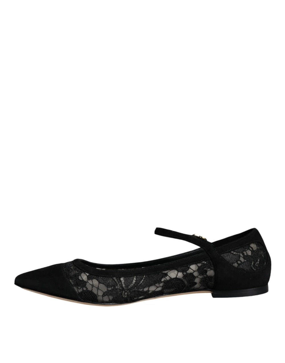 Dolce & Gabbana Black Taormina Lace Bellucci Flats Shoes - EU36/US5.5 - Flats