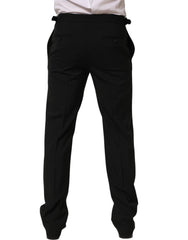 Dolce & Gabbana Black Tapered Leg Men Dress Trouser Pants - IT48 | M