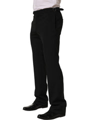 Dolce & Gabbana Black Tapered Leg Men Dress Trouser Pants - IT48 | M