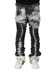 Dolce & Gabbana Black Tie Dye Straight Denim Jeans - IT48 | M