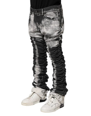 Dolce & Gabbana Black Tie Dye Straight Denim Jeans - IT48 | M