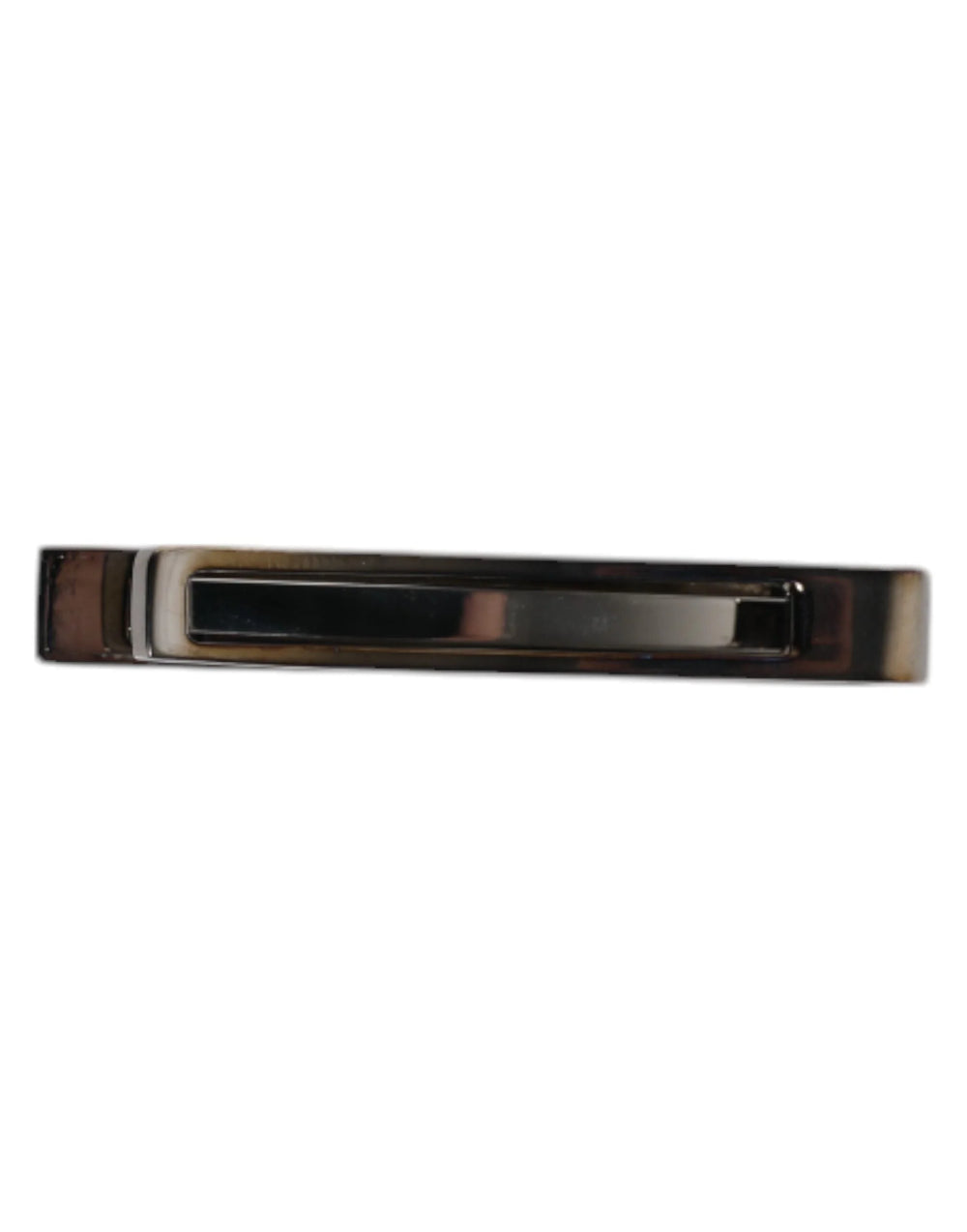 Dolce & Gabbana Black Tone Brass Logo Branded Tie Clip Bar - Tie Clips