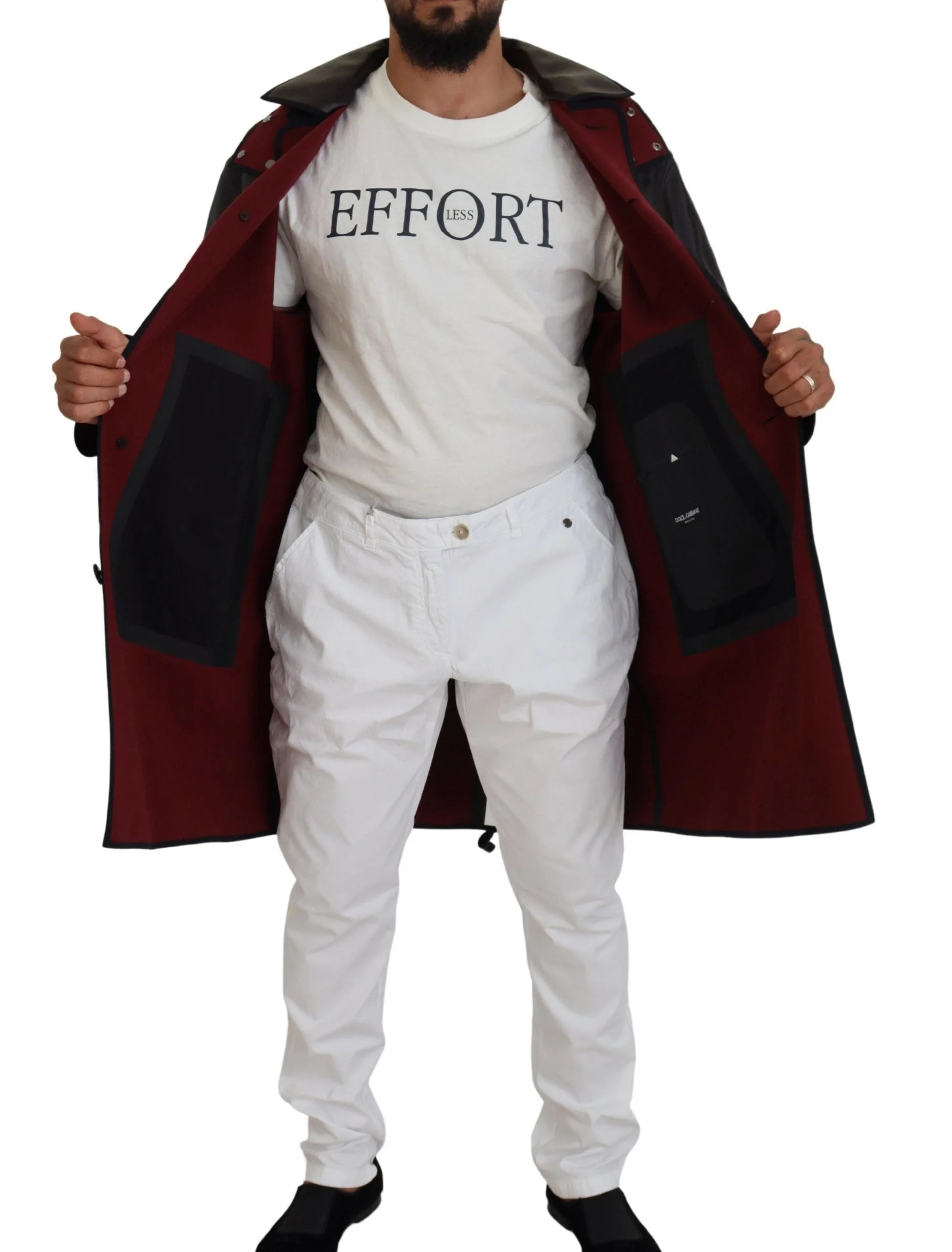 Dolce & Gabbana Black Trench Hooded Parka Cotton Jacket - Parkas