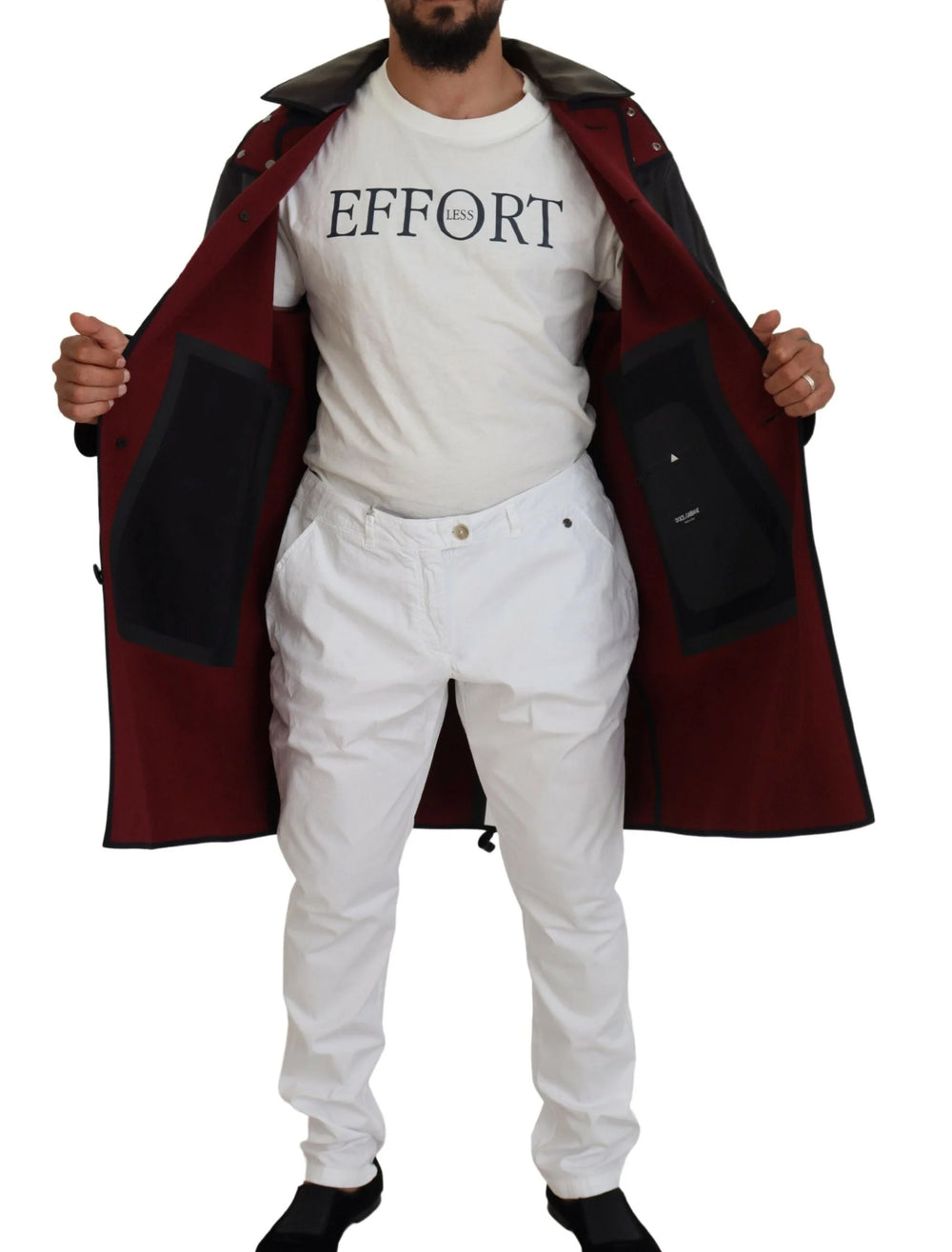 Dolce & Gabbana Black Trench Hooded Parka Cotton Jacket - Parkas