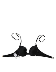 Dolce & Gabbana Black Underwire Push Up Balconette Bra Underwear - IT1 | XS - Bras