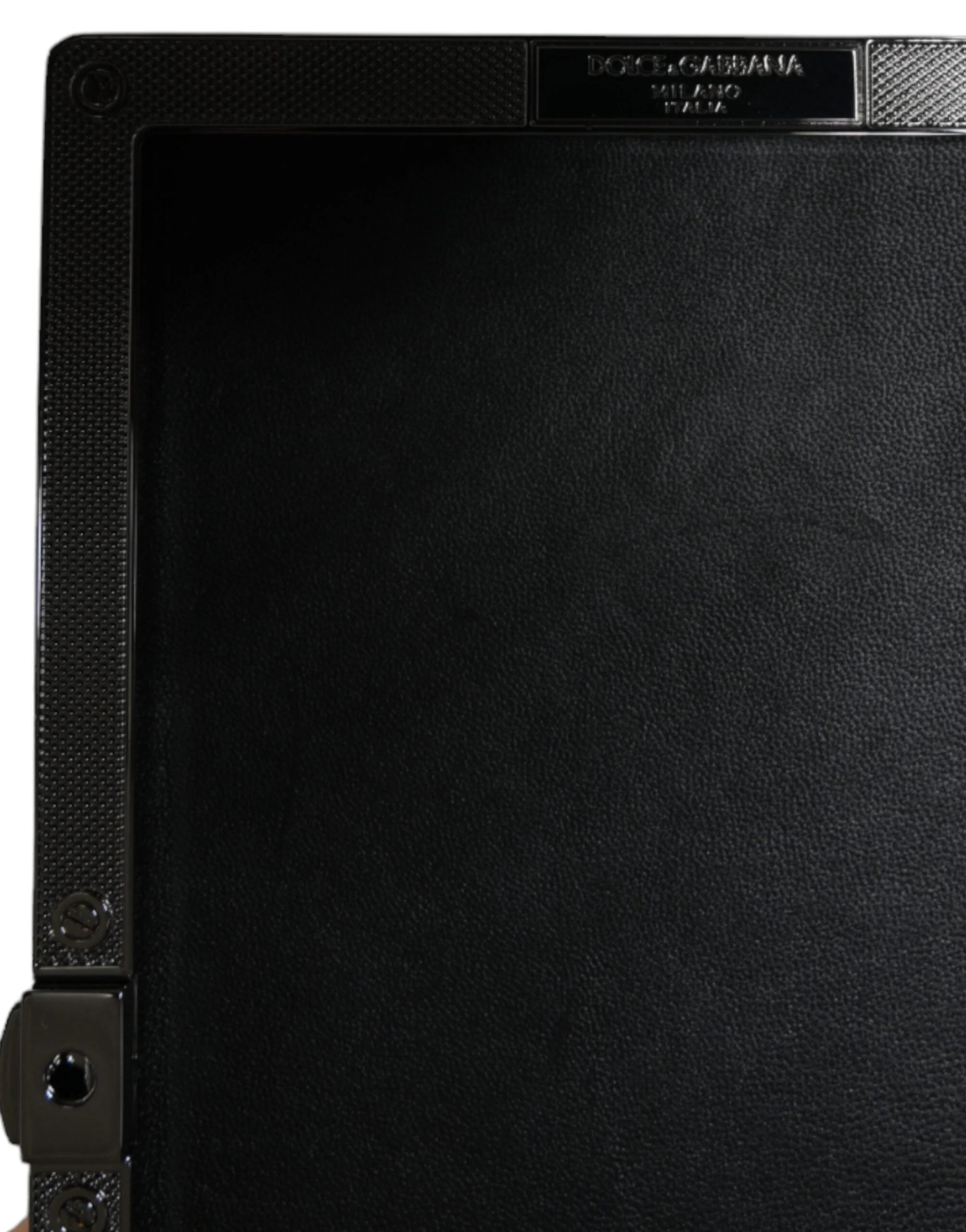 Dolce & Gabbana Black Velvet Crystal Clutch Evening Party Purse Bag - Clutch Bags