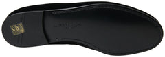 Dolce & Gabbana Black Velvet Loafers Formal Shoes - EU39/US6