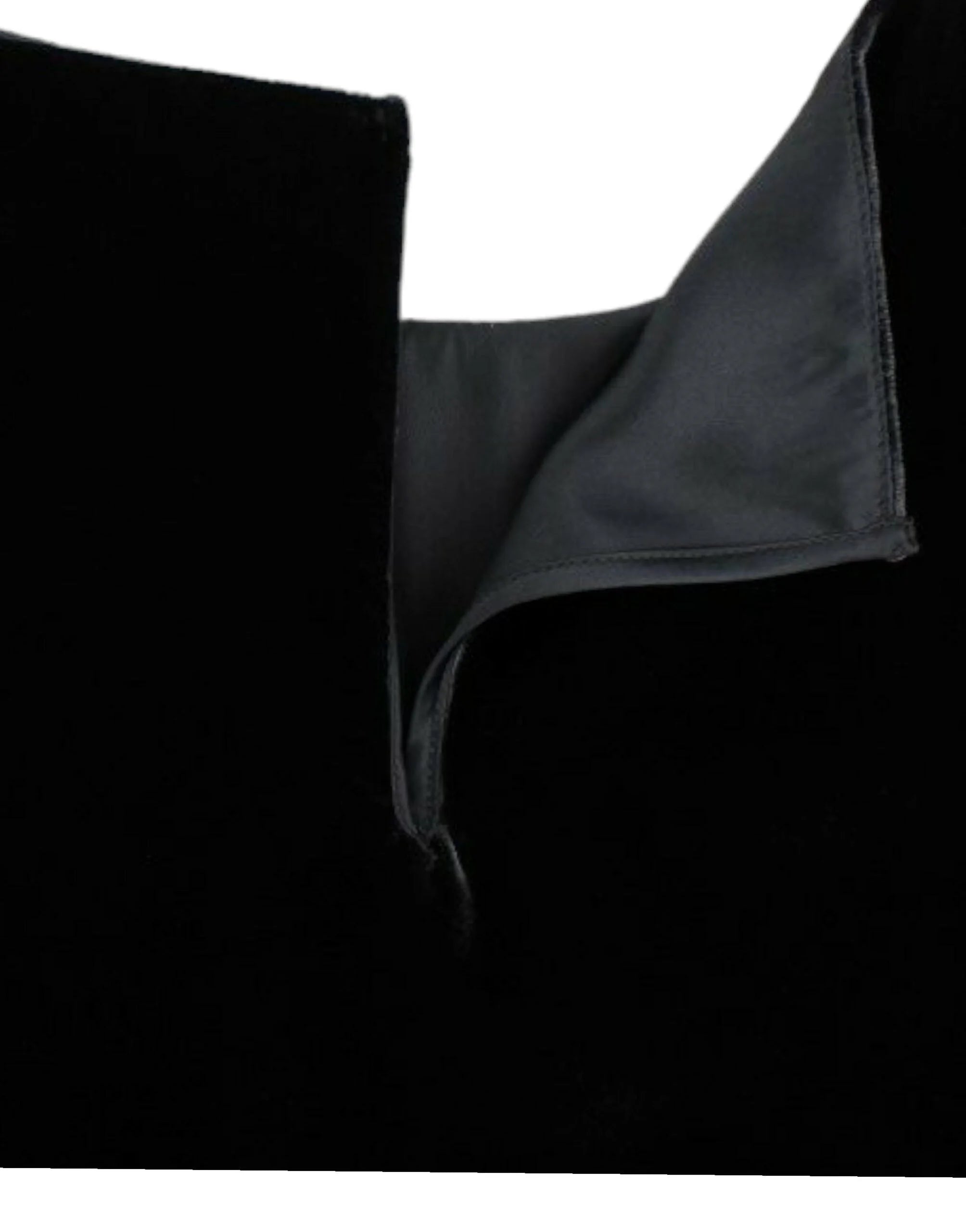 Dolce & Gabbana Black velvet shortsleeved blouse - IT38|XS - T-Shirts