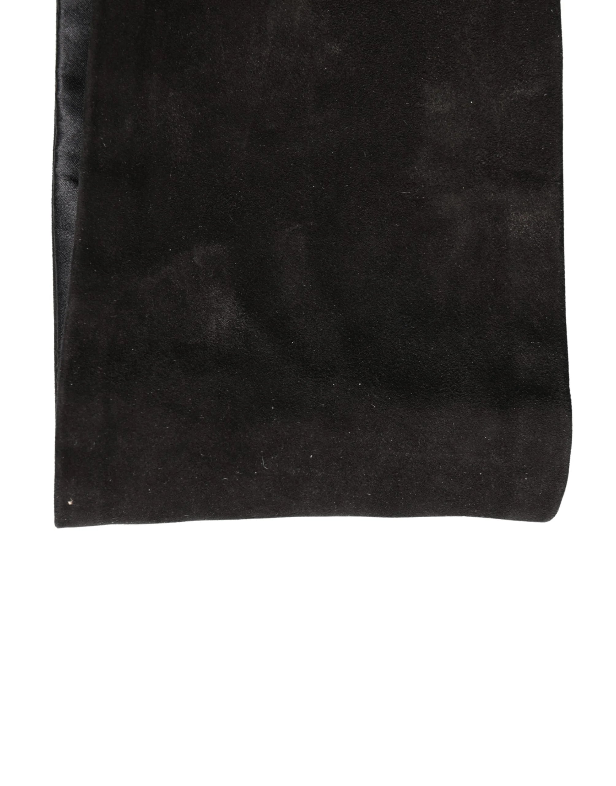 Dolce & Gabbana Black Velvet Wide Belt Waist Cummerband Men - IT48 | M