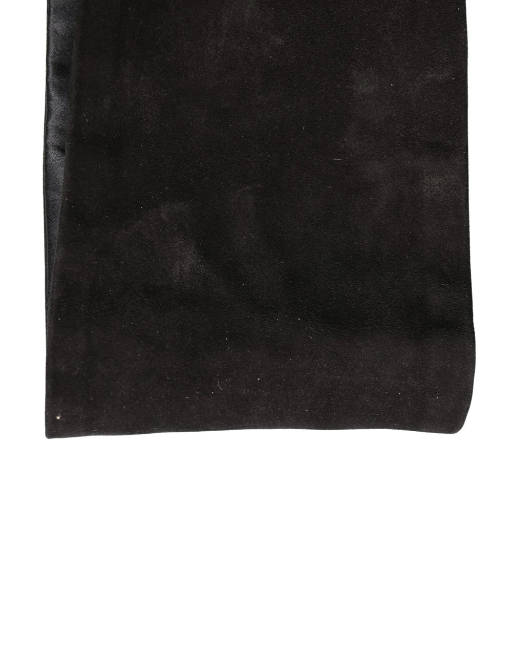 Dolce & Gabbana Black Velvet Wide Belt Waist Cummerband Men - IT48 | M