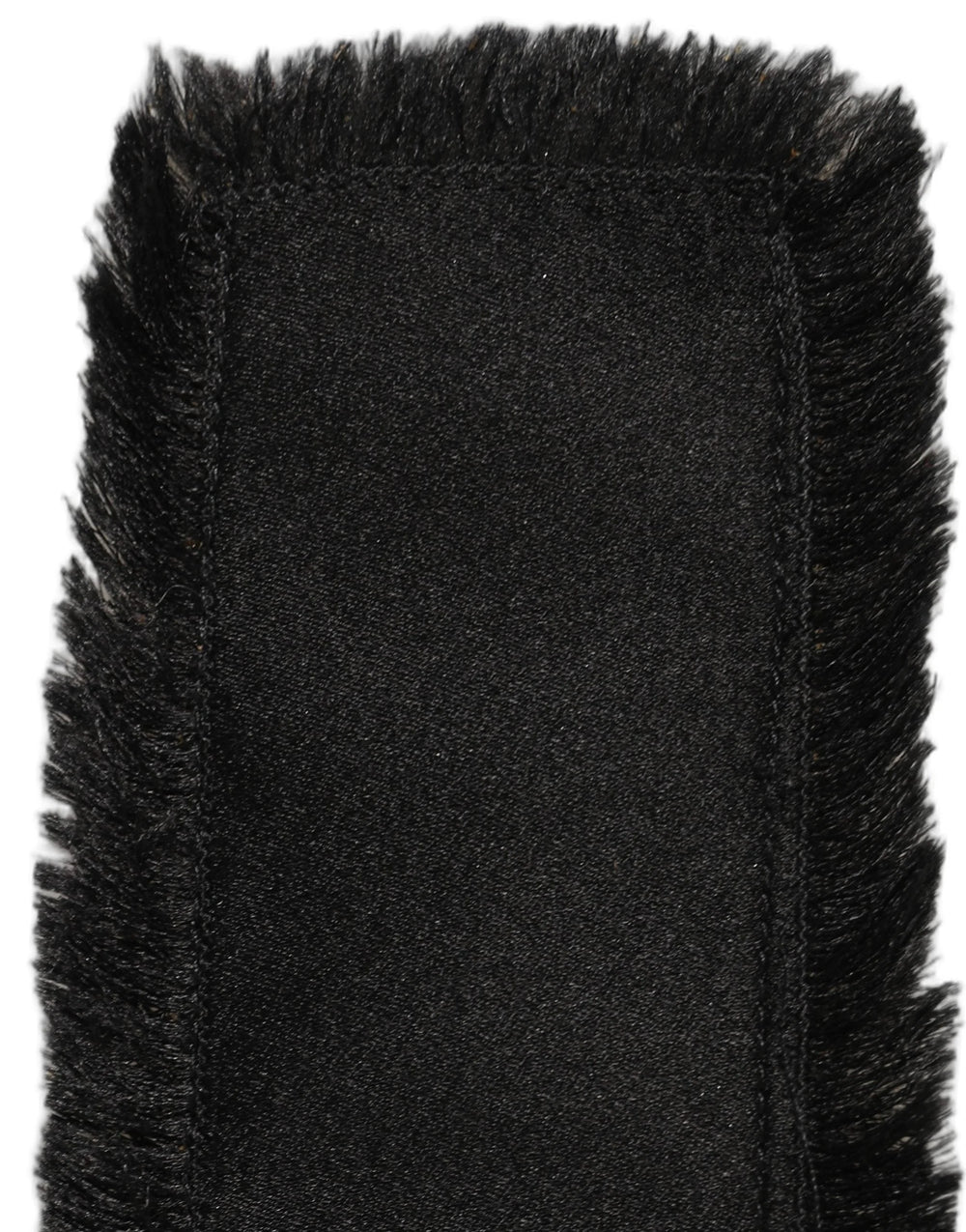 Dolce & Gabbana Black Velvet Wrap Around Tie Cintura Belt - IT40|S