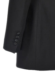 Dolce & Gabbana Black Virgin Wool Blazer - IT40