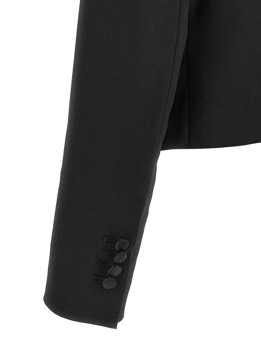 Dolce & Gabbana Black Virgin Wool Blazer - IT40