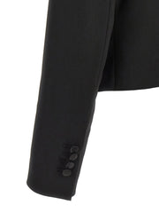 Dolce & Gabbana Black Virgin Wool Blazer - IT40