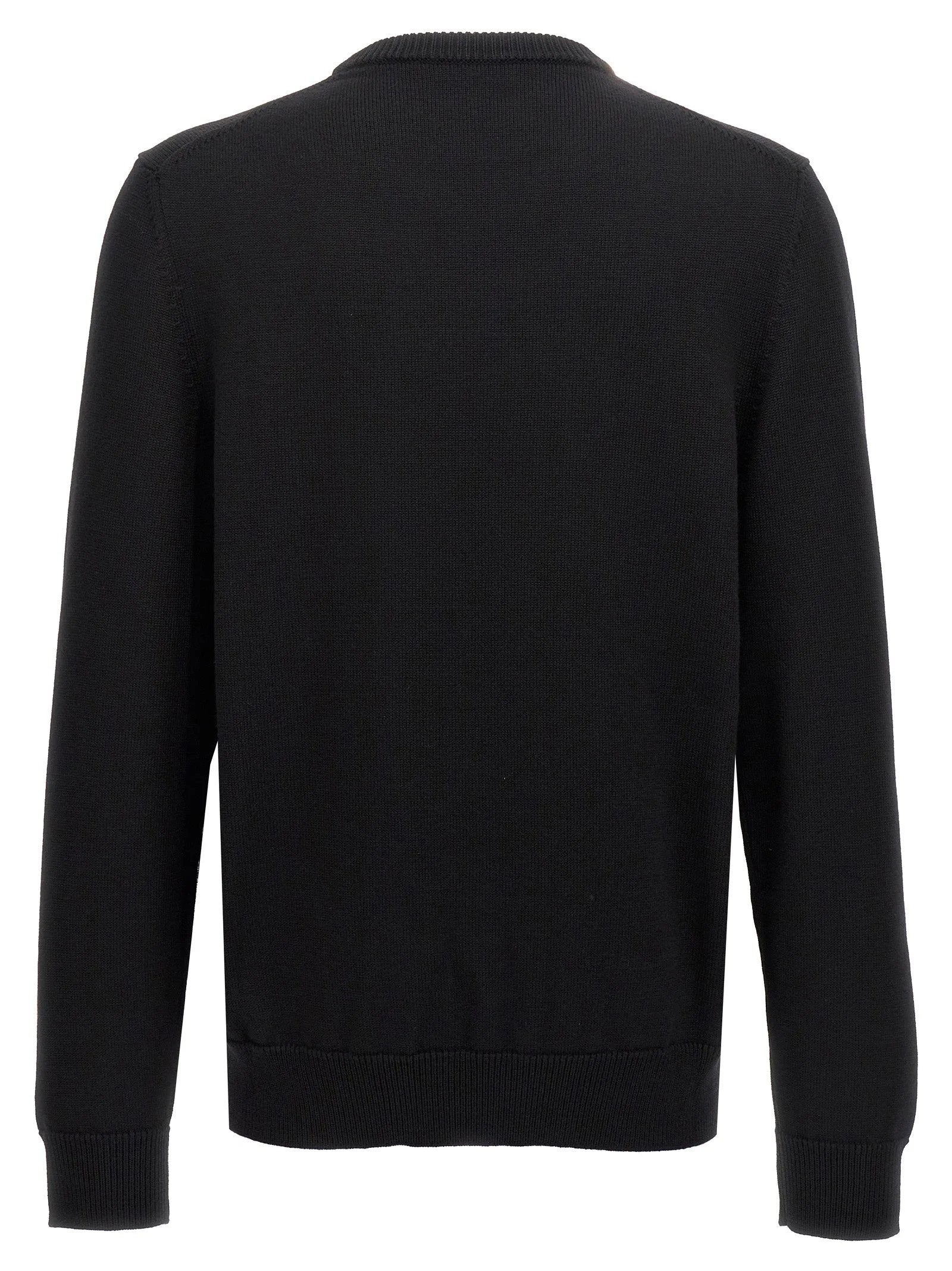 Dolce & Gabbana Black Virgin Wool Cardigan