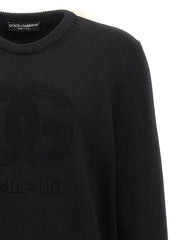 Dolce & Gabbana Black Virgin Wool Cardigan