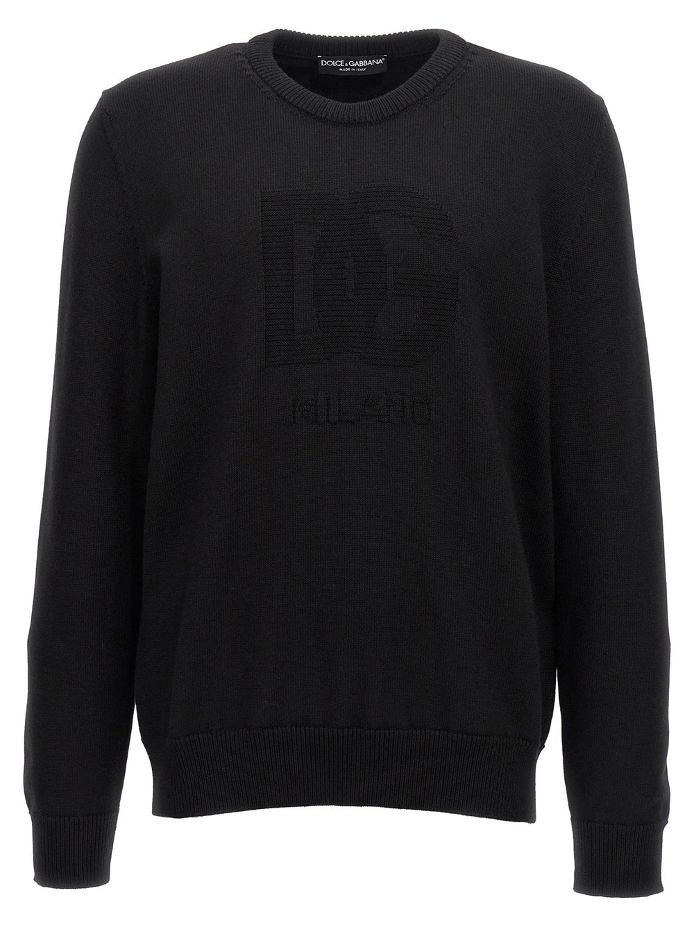 Dolce & Gabbana Black Virgin Wool Cardigan
