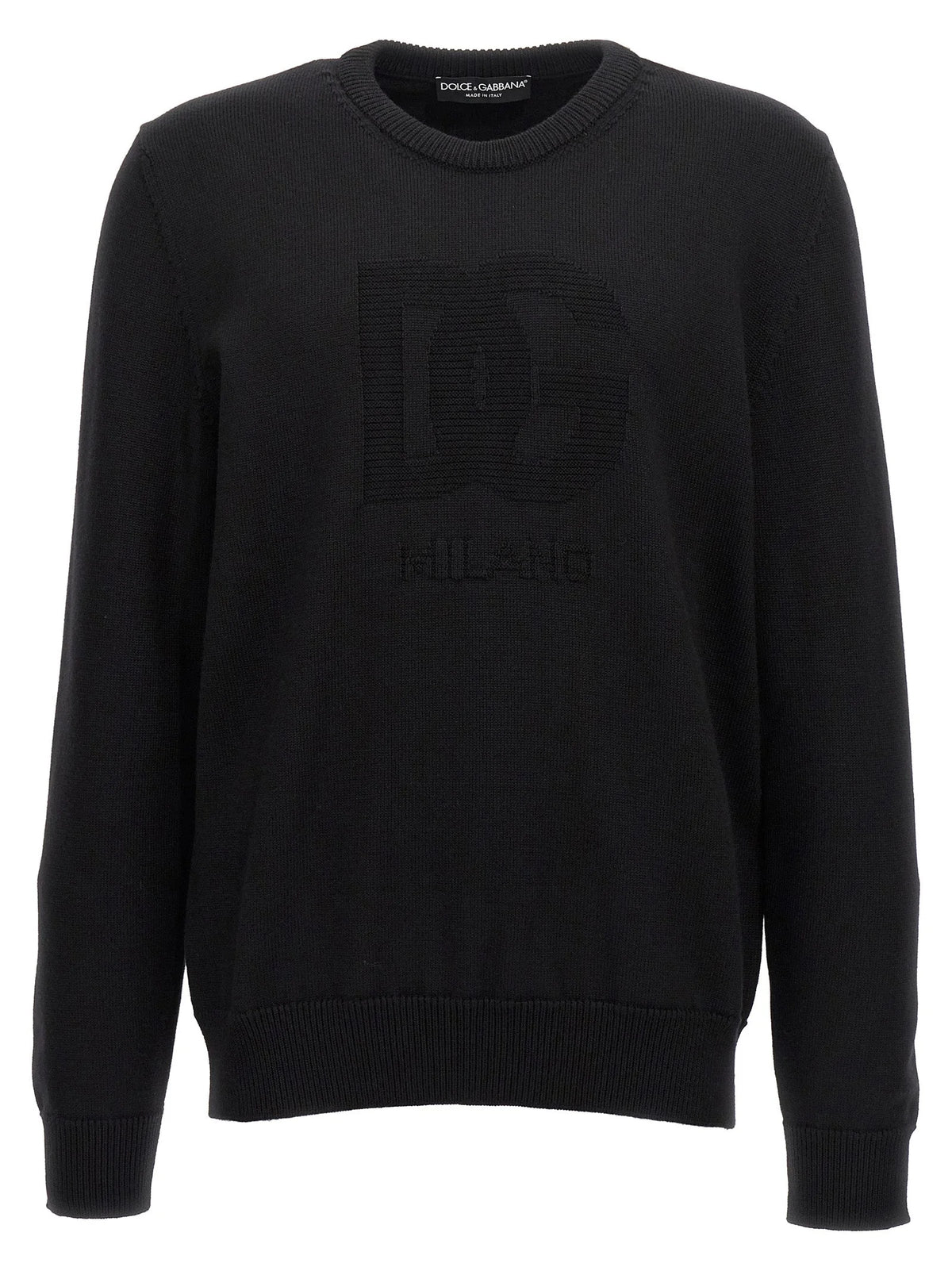 Dolce & Gabbana Black Virgin Wool Cardigan