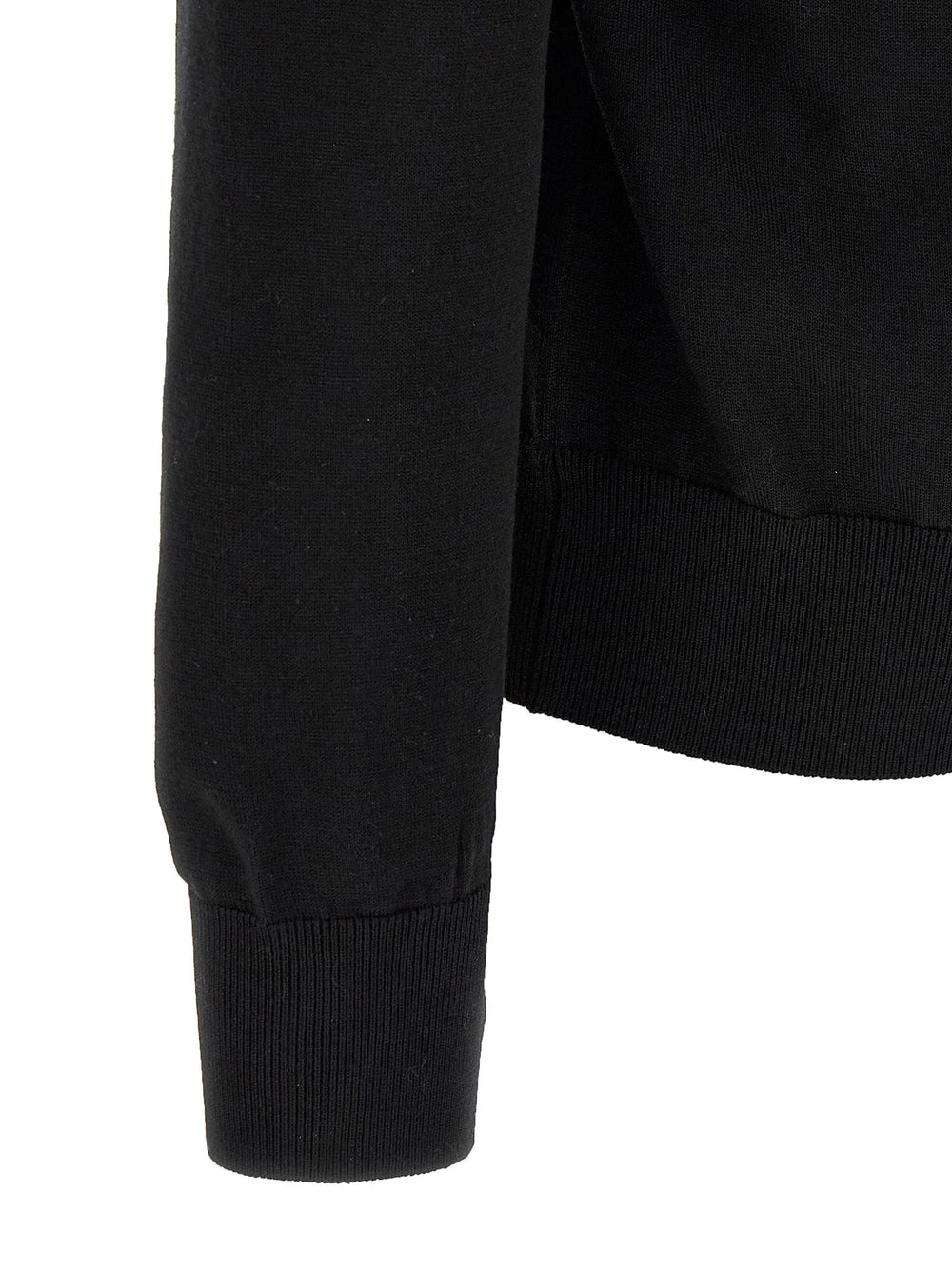 Dolce & Gabbana Black Virgin Wool Cardigan