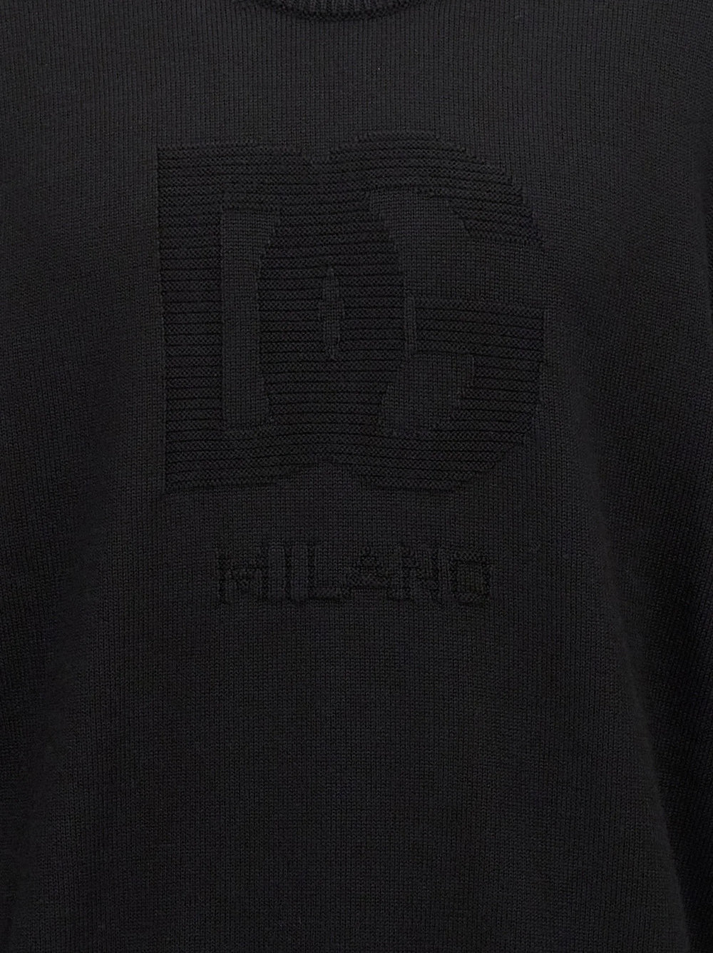Dolce & Gabbana Black Virgin Wool Cardigan