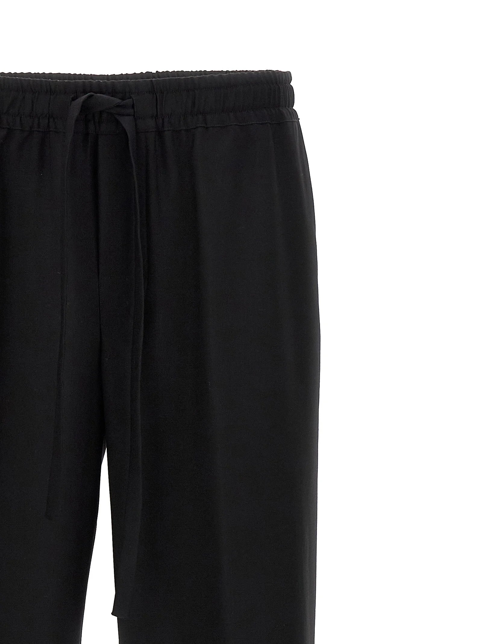 Dolce & Gabbana Black Virgin Wool Casual Pants - XXL