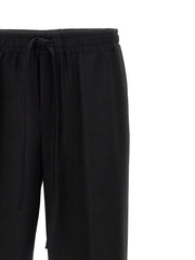 Dolce & Gabbana Black Virgin Wool Casual Pants - XXL