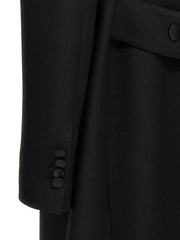 Dolce & Gabbana Black Virgin Wool Coat - IT38
