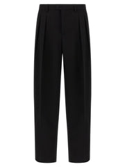 Dolce & Gabbana Black Virgin Wool Dress Pants