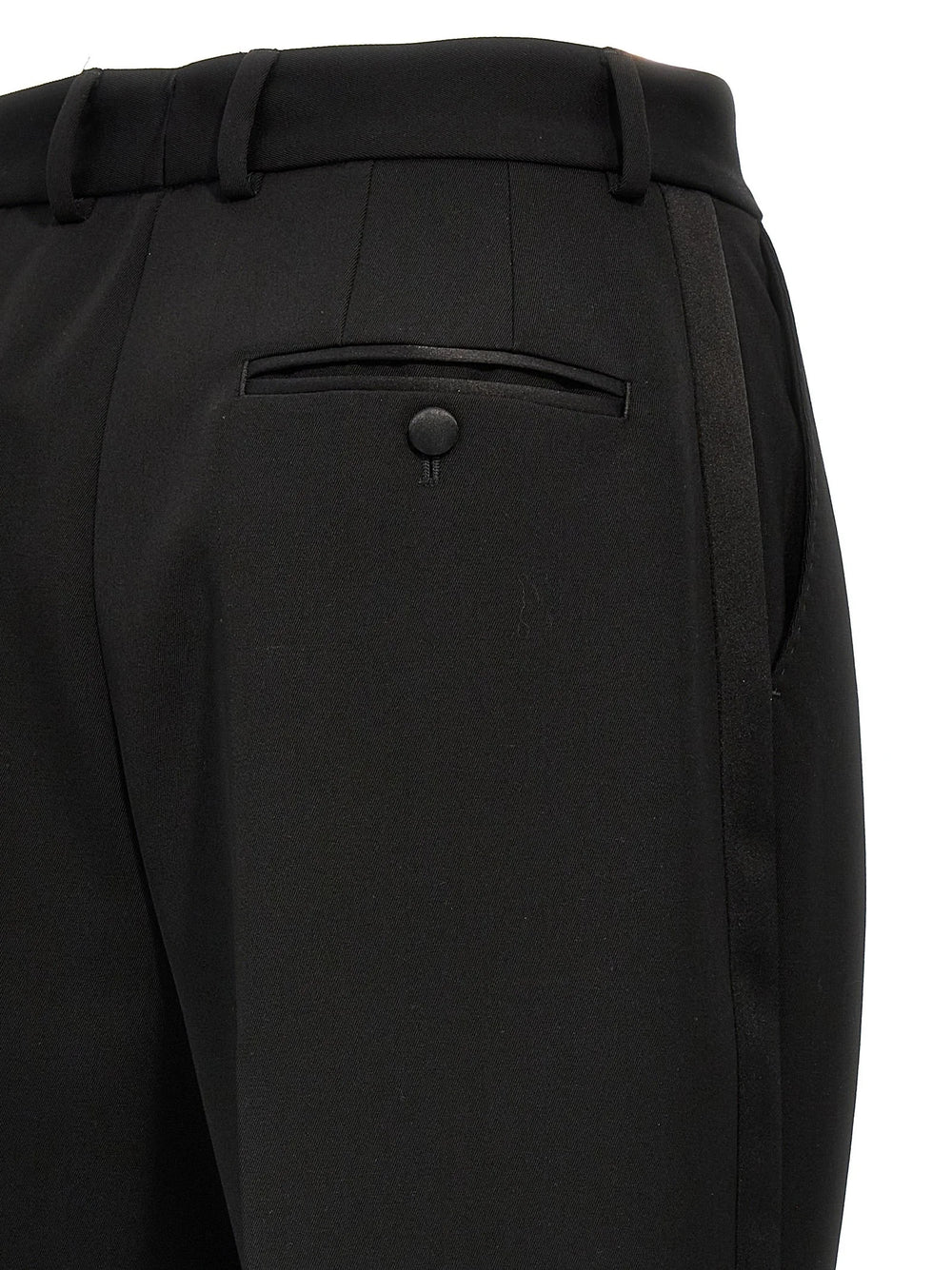 Dolce & Gabbana Black Virgin Wool Tuxedo