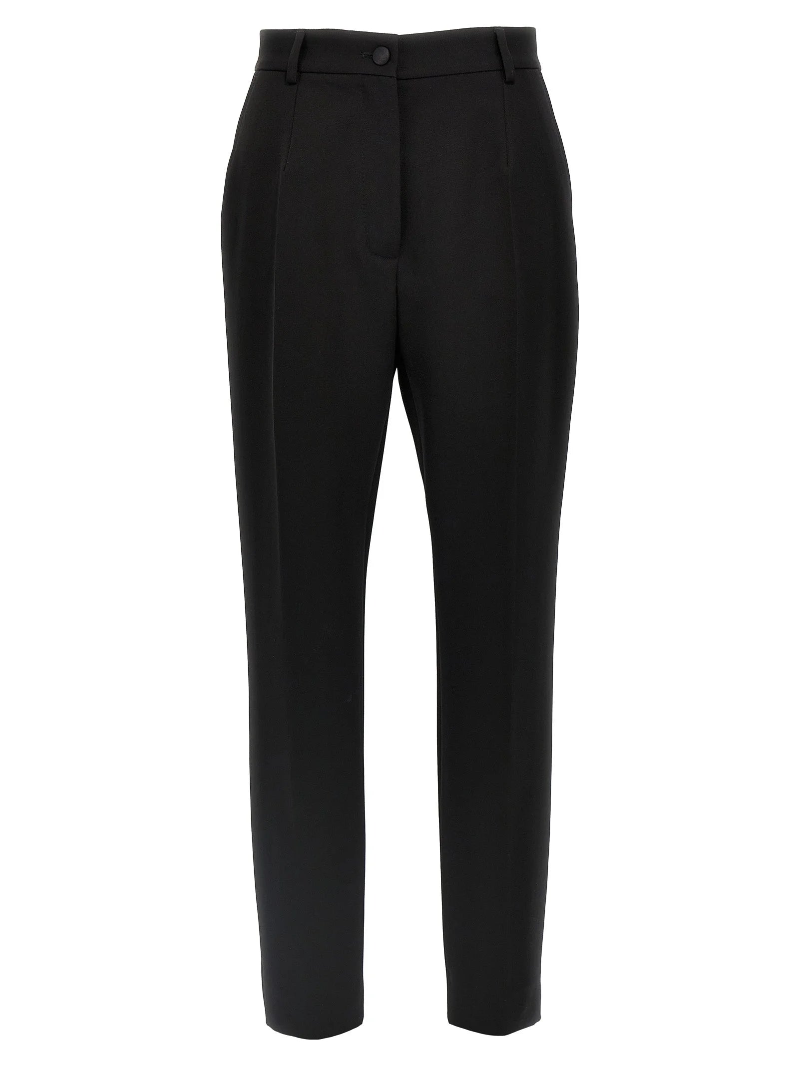 Dolce & Gabbana Black Virgin Wool Tuxedo